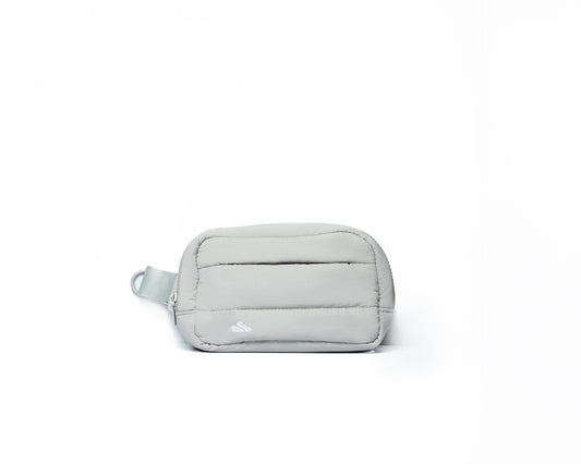 Silver Greige Cloud Clutch